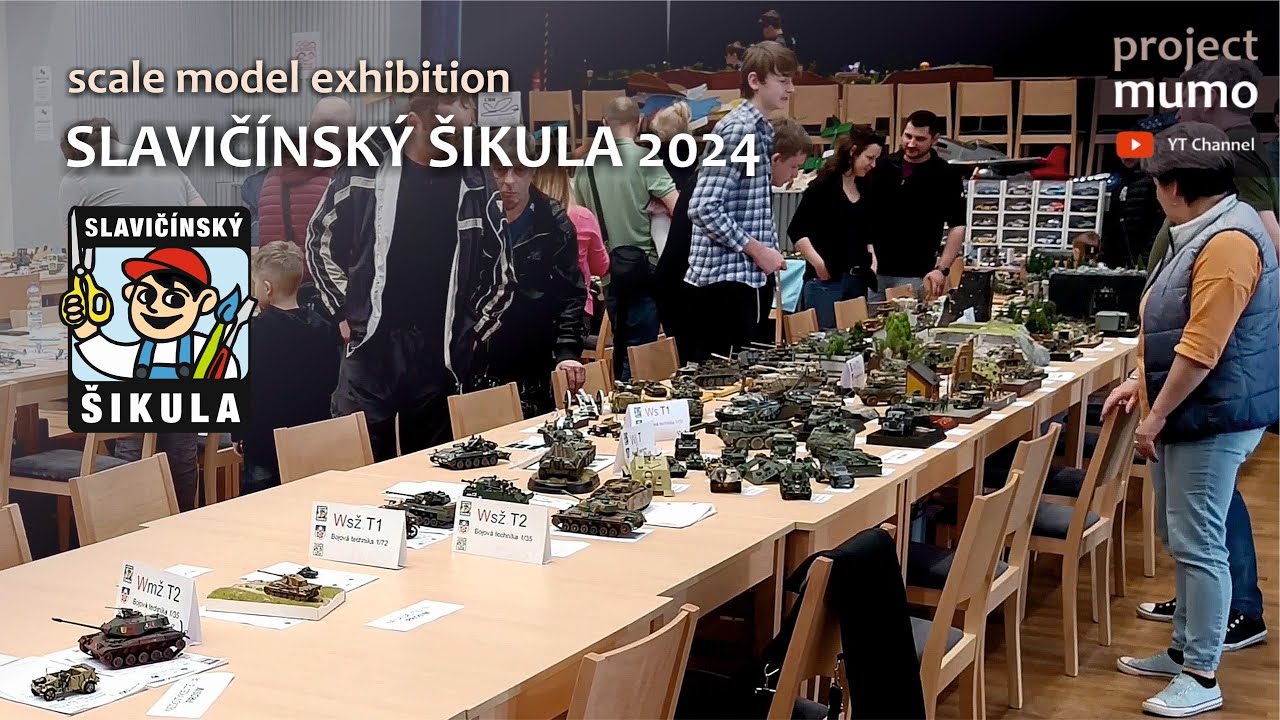Slavicinsky sikula 2024 | Plastic and Paper Models Exhibition