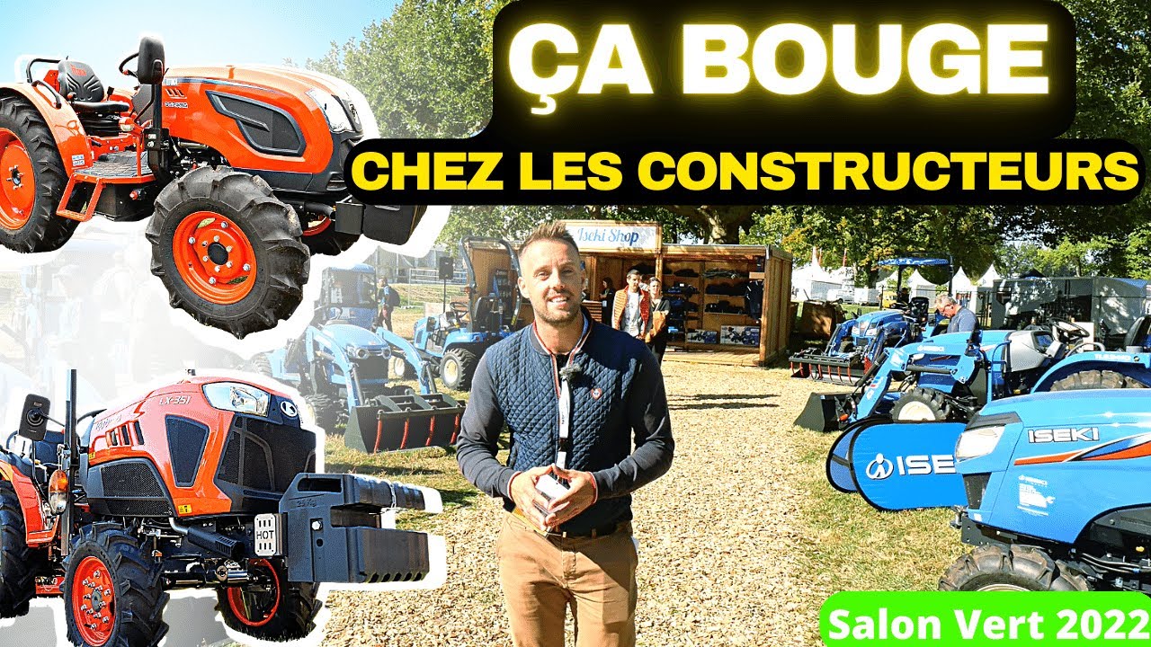 DES nouveaux TRACTEURS  chez: Ferrari, Kubota, Yanmar, Iseki, Farmtrac, Tym, Kioti salonvert 2022