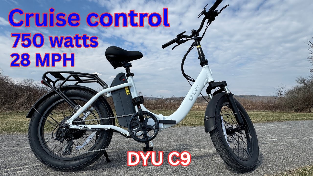 Awesome affordable Ebike DYU C9 foldable