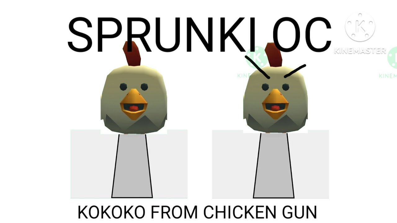 sprunki oc kokoko from chicken gun 