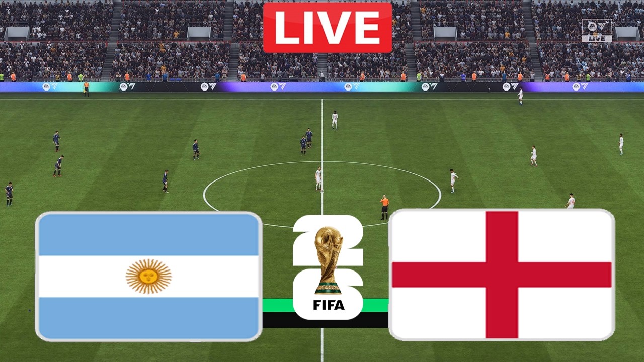 Argentina vs England LIVE | FIFA World Cup 2026 | Full Match Streaming | FC 26 Gameplay Simulation