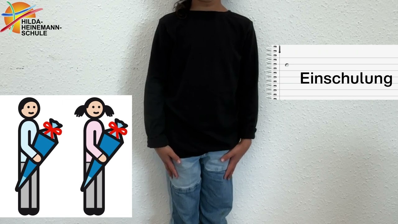 Unsere Gebärden im August 2025 an der Hilda-Heinemann-Schule