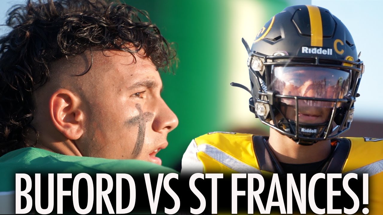 BUFORD FIRST GAME OF THE YEAR VS ST FRANCES! Dylan Raiola wanted all the smoke!
