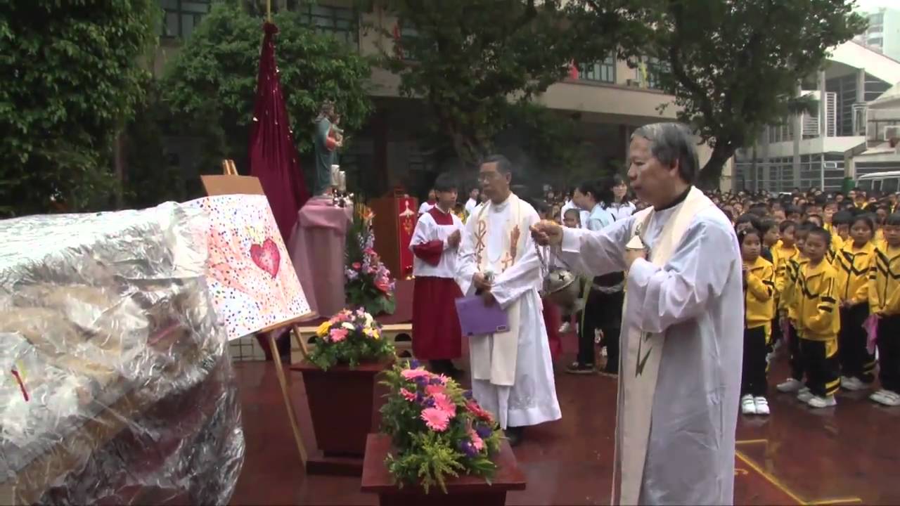 恭迎鮑思高神父聖髑來華-4月4日 探訪澳門學校