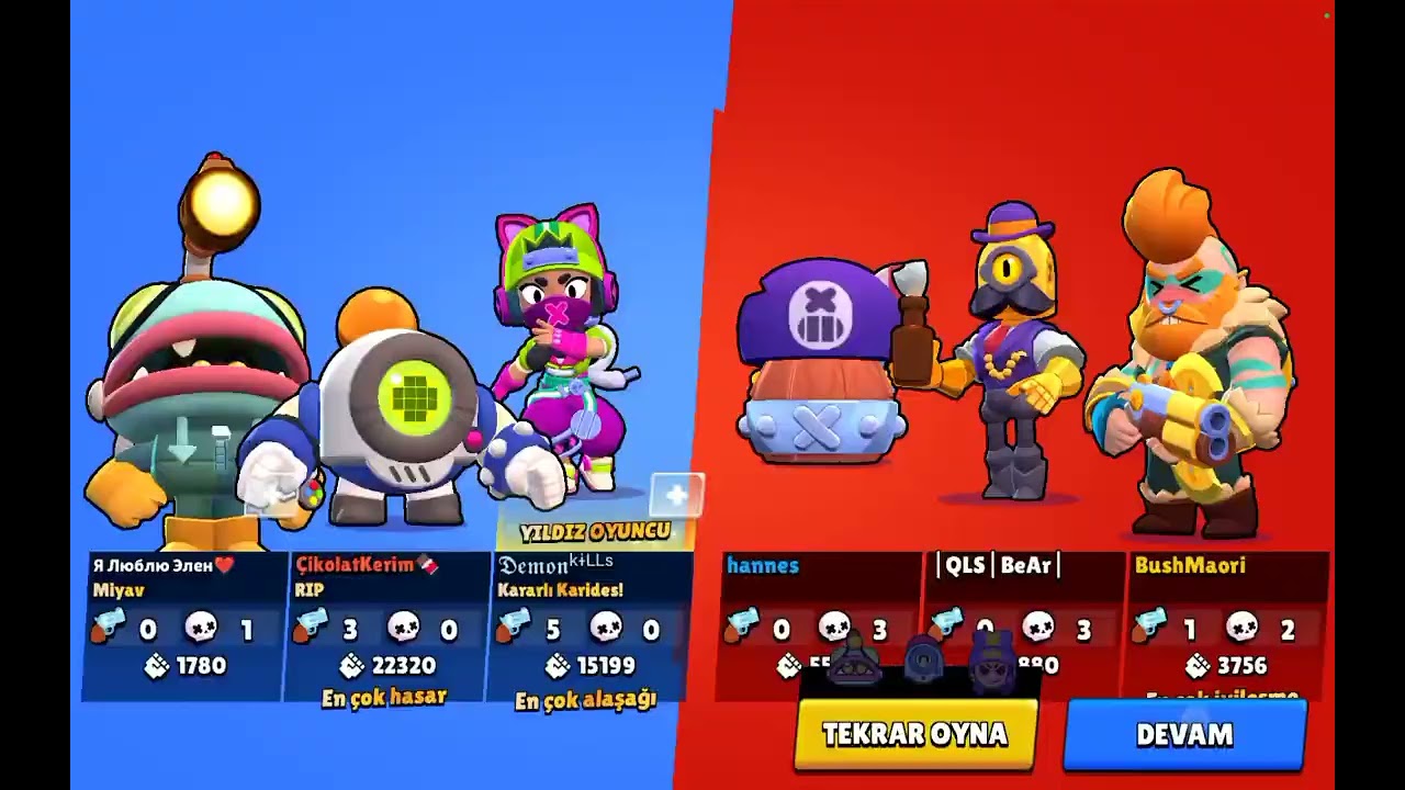 a1uBrawl Stars TÜM Karakterleri 100 kupa Yapıyom Pt 1