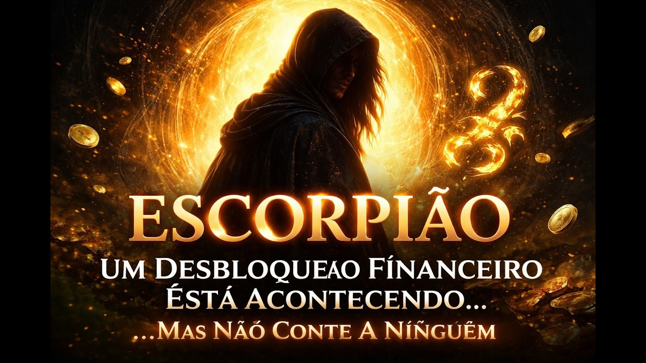 ESCORPIÃO – ♏Um Desbloqueio Financeiro Está Acontecendo… Mas Não Conte A Ninguém