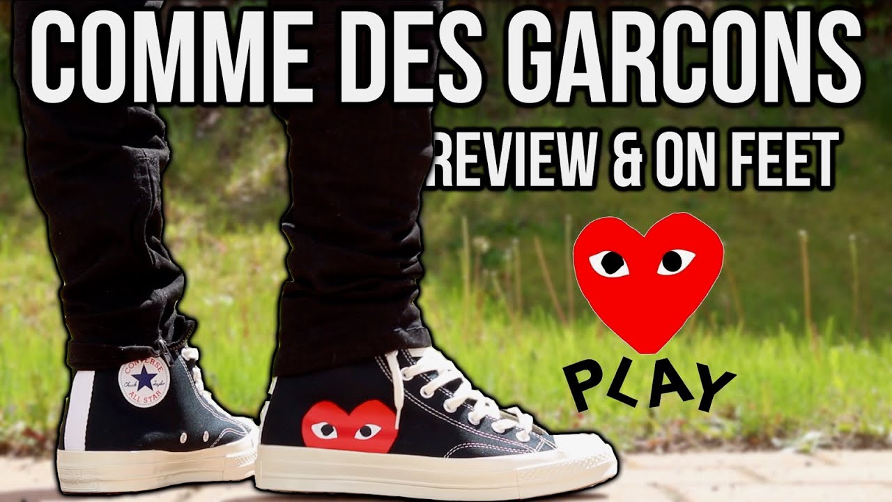 CONVERSE x COMME des GARCONS ЧЁРНЫЕ/КРАСНЫЕ: ОБЗОР И НА НОГУ! *КАК СТИЛИЗИРОВАТЬСЯ/НОСИТЬ*