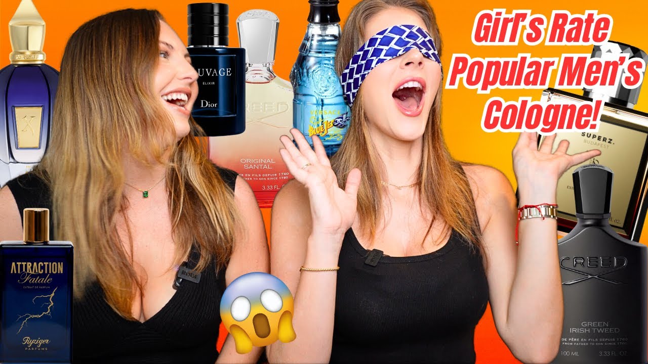 GIRL'S BLINDFOLDED REACTIONS: POPULAR MEN'S COLOGNES! Are They ACTUALLY Sexy?? w/ @Rêves de Fragrance