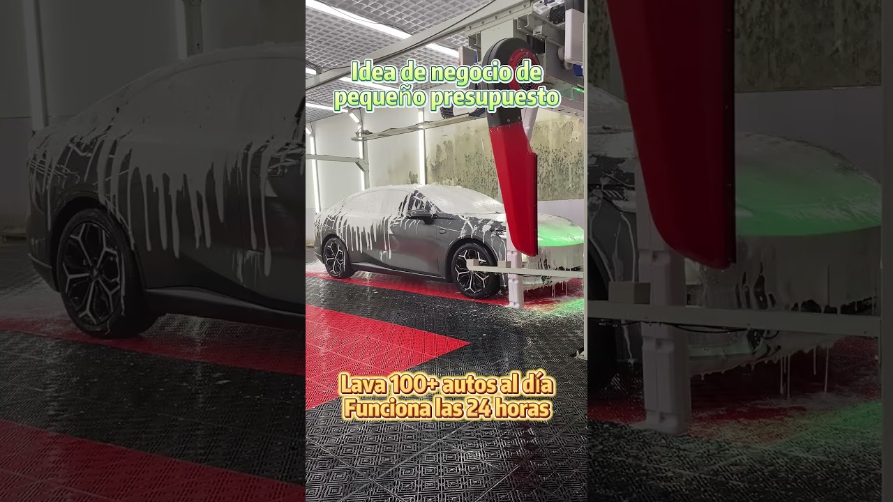M&aacute;quina de lavado autom&aacute;tica sin personal y f&aacute;cil de instalar 🚗