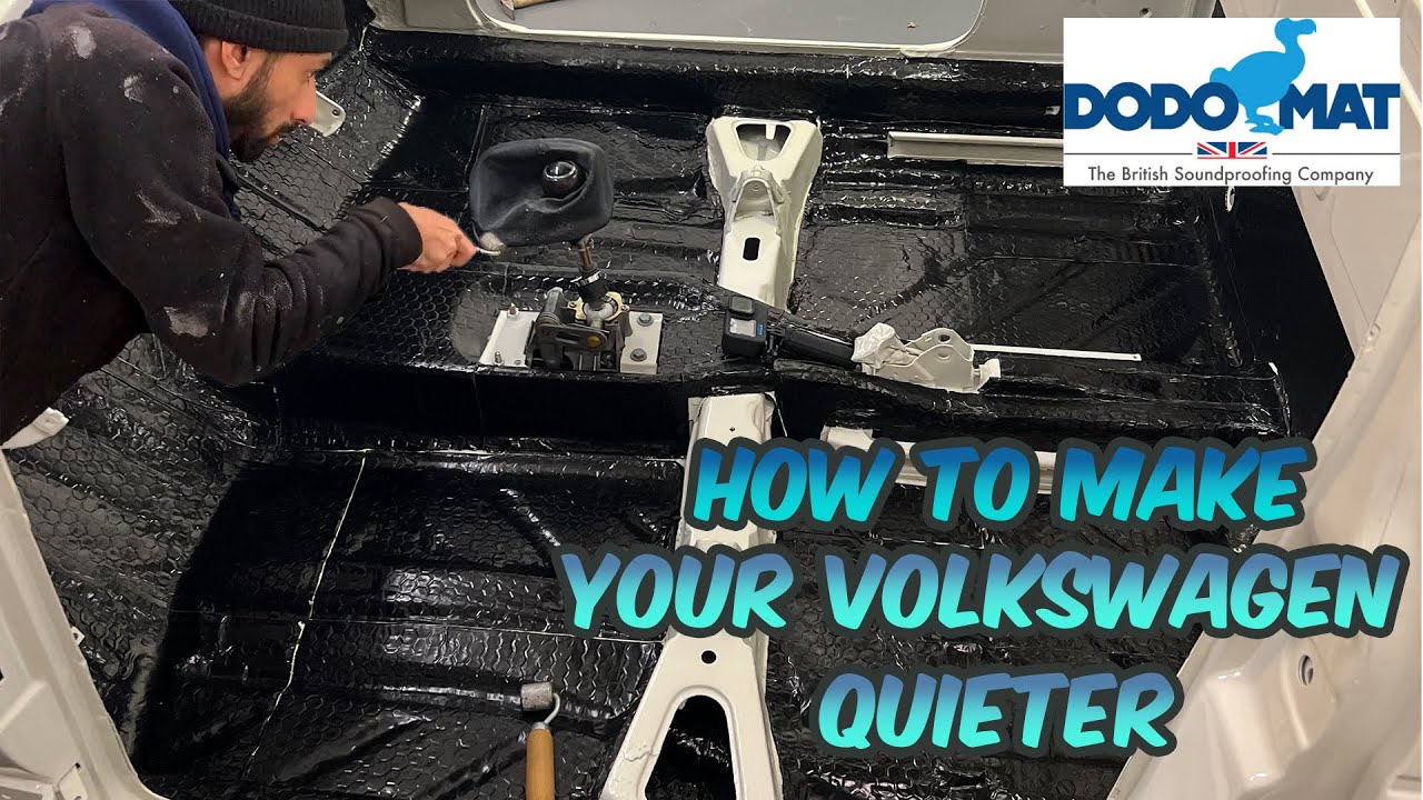 How to Make Your Volkswagen Quieter: Installing Sound Deadening Mat - Episode 13 - 1987 Vw Caddy MK1