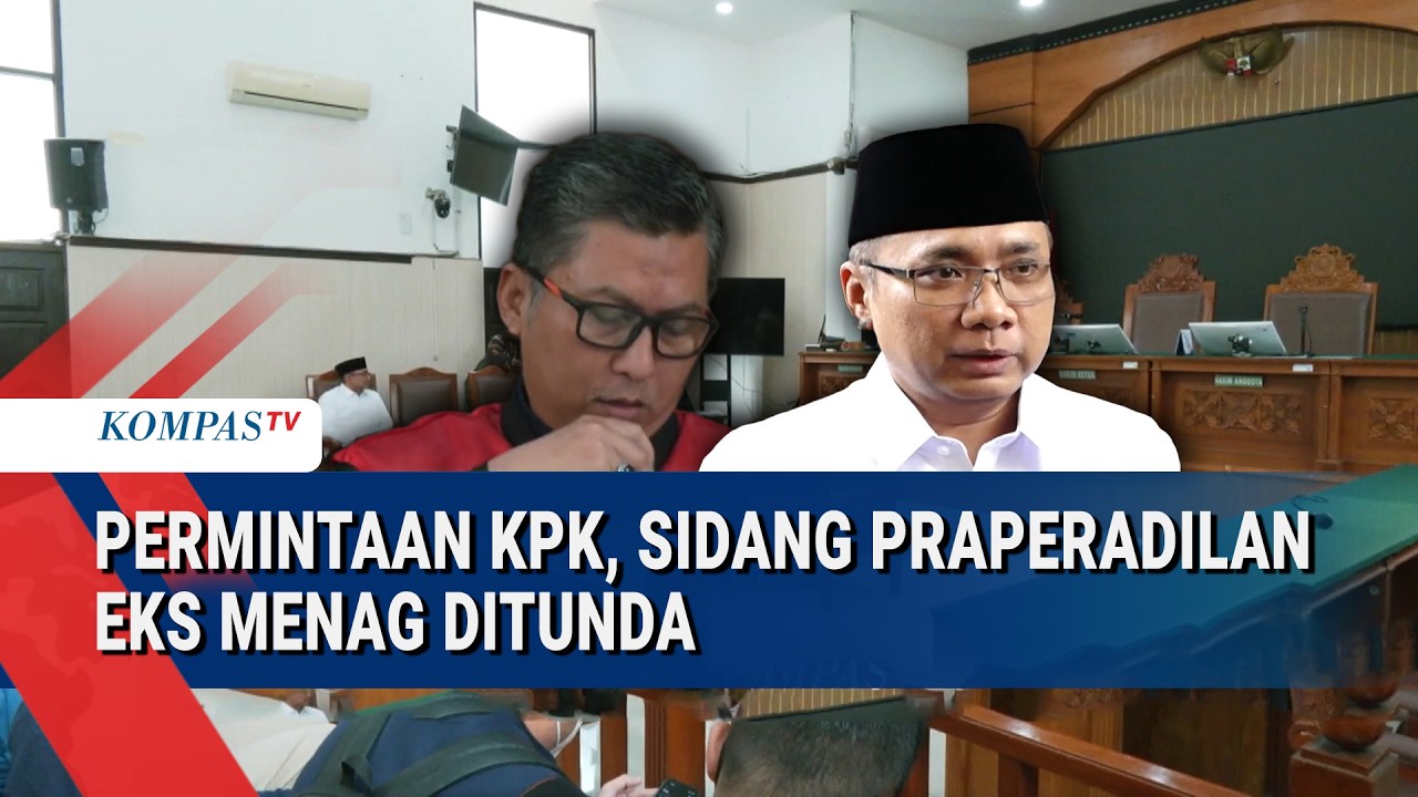Sidang Praperadilan Eks Menag Yaqut Ditunda
