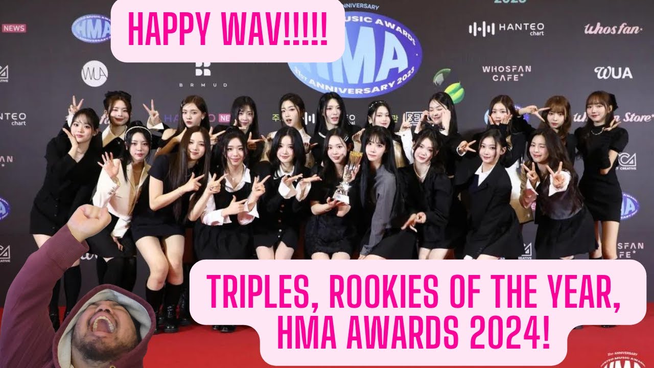 KAEDE. CHILL PLEASE! Reaction TripleS at the HMA Awards 2024! 