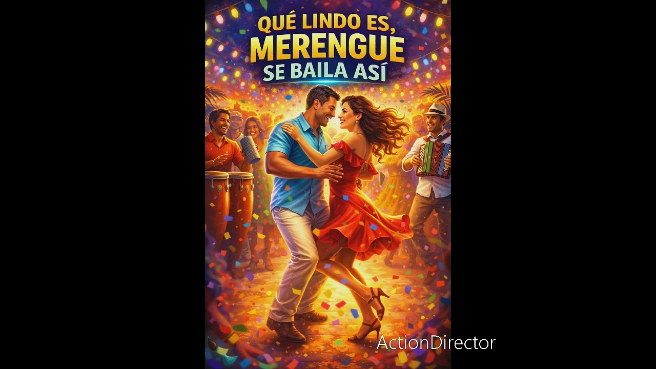 Que lindo es;  el merengue se baila así 