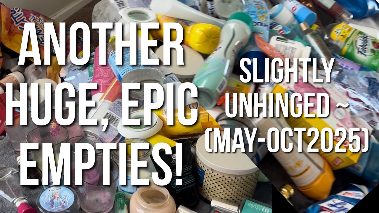 another huge epic empties!! May-Oct 2025 bodycare, fragrance, household products, etc
