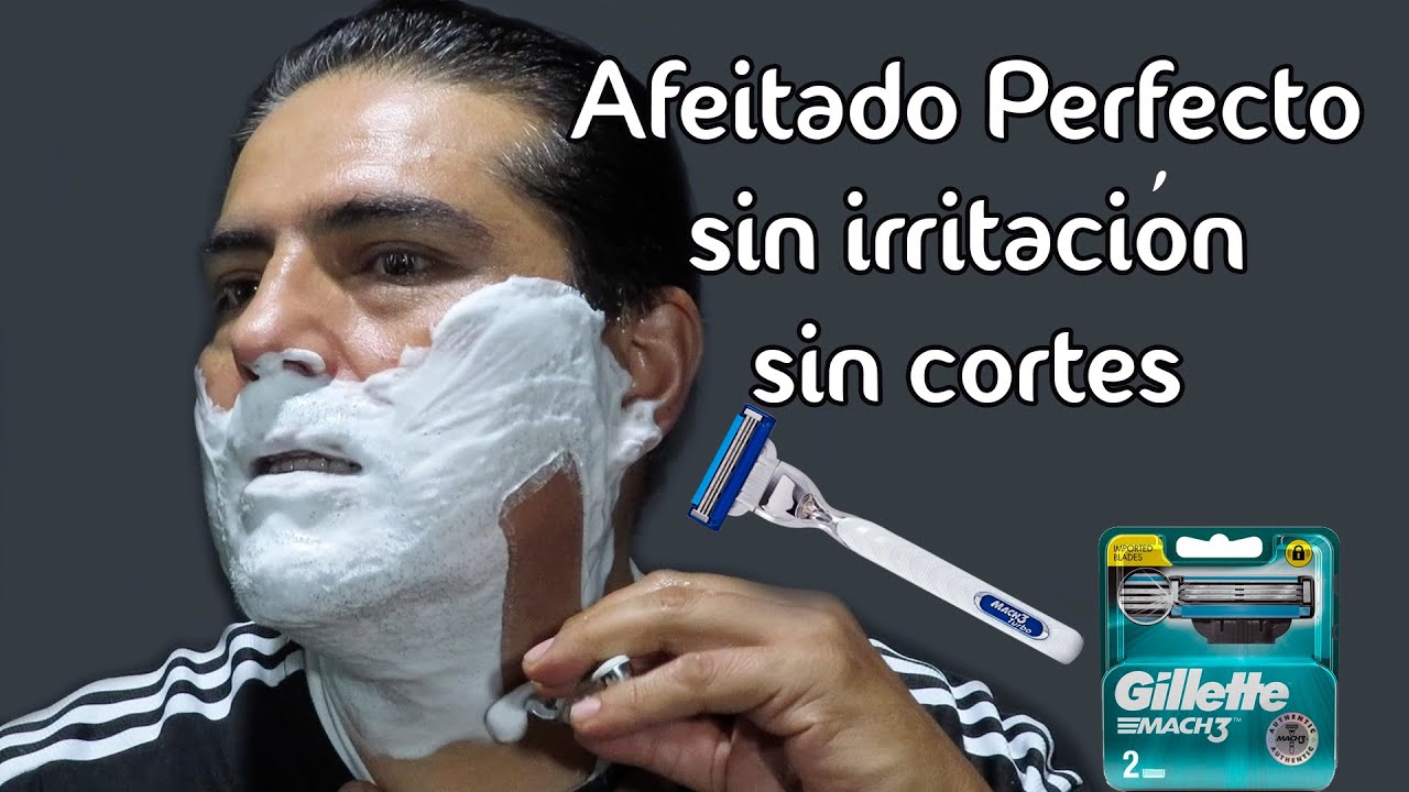 🪒🚿👌Afeitado perfecto con Mach 3 Gillette🪒🪒🪒🚿🇲🇽😃👍🎖️
