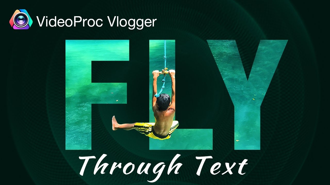 Fly-Through Text Transition Effect | ONE Minute & FREE Tutorial - VideoProc Vlogger