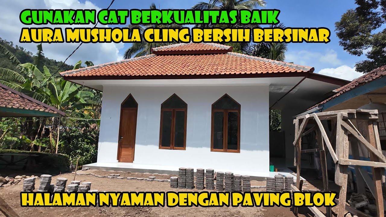 Mushola Bikin Betah Beribadah, Rapih Bersih, Air Melimpah, Halaman Tertata Dengan Baik.