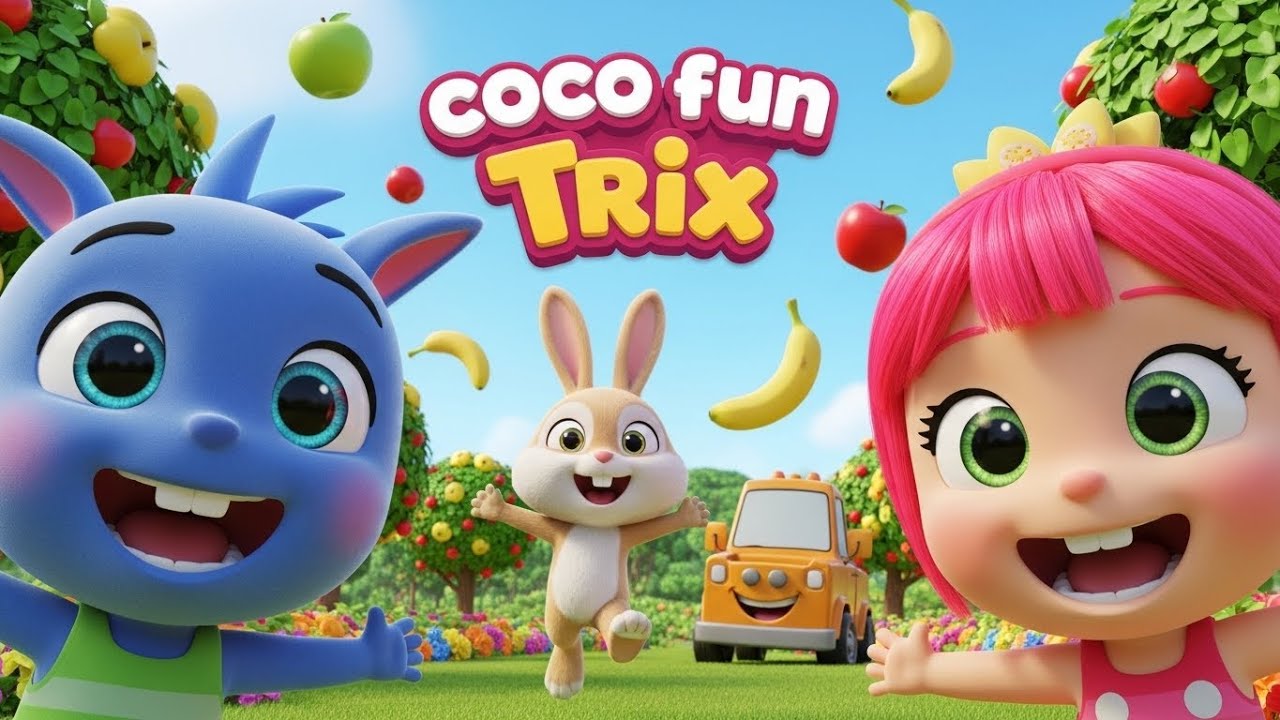 Fun 3D Kids Rhymes – Build a Magical Fruit House | Coco Fun Trix