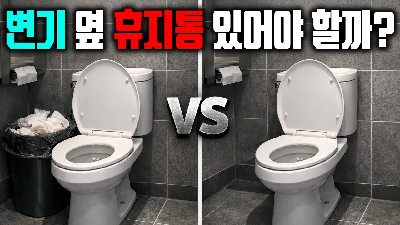 만약 변기 배관, 오수관 내부가 이런 상태라면 휴지통이 필요할까요? (393화) | 하수구공식티비