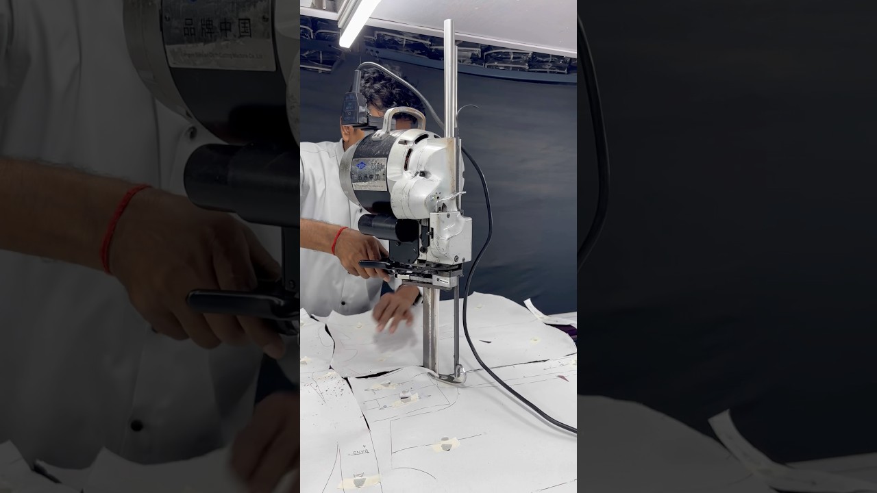 Fabric cutting machine garment factory 👔 