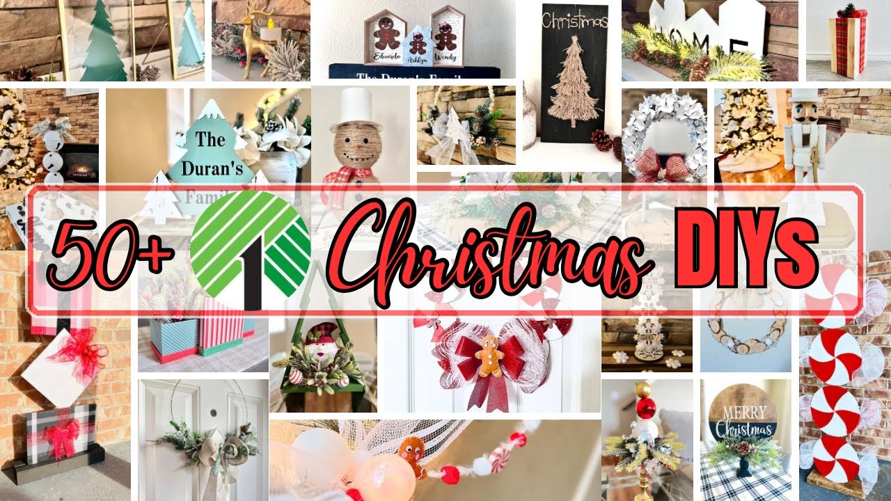 Christmas DIYs | 50+ Dollar Tree Christmas DIYs