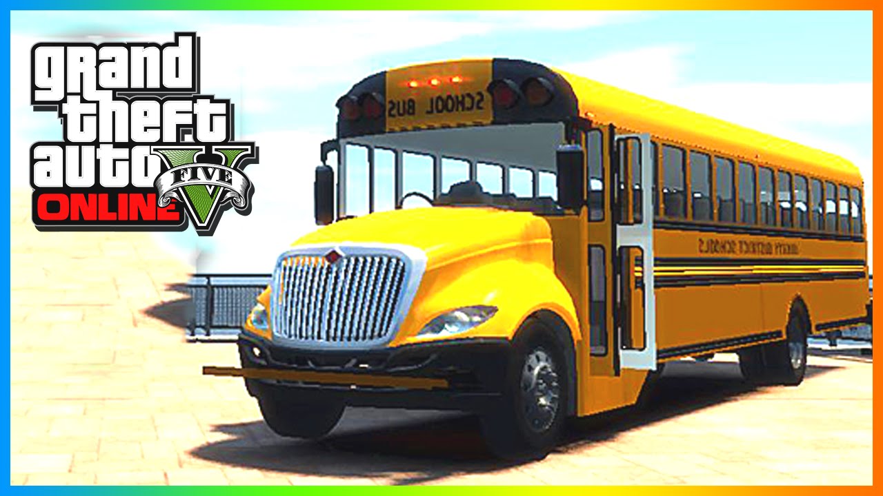 GTA 5: MODDED CARS - Custom School Bus & Police Cars! GTA 5 Modded Cars (GTA V Online)