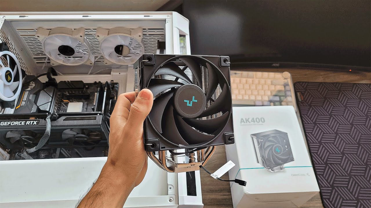 Tunando o meu Setup com um AIR COOLER Barato - Deepcool Ak400