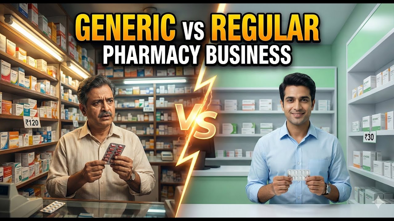 Generic Aadhar Pharmacy Better Aa? Regular Medical Shop Better Aa?#medicine #medical #businessideas
