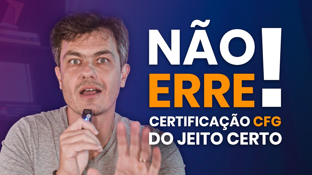 Como estudar e PASSAR DE PRIMEIRA (sem sofrer) no CFG