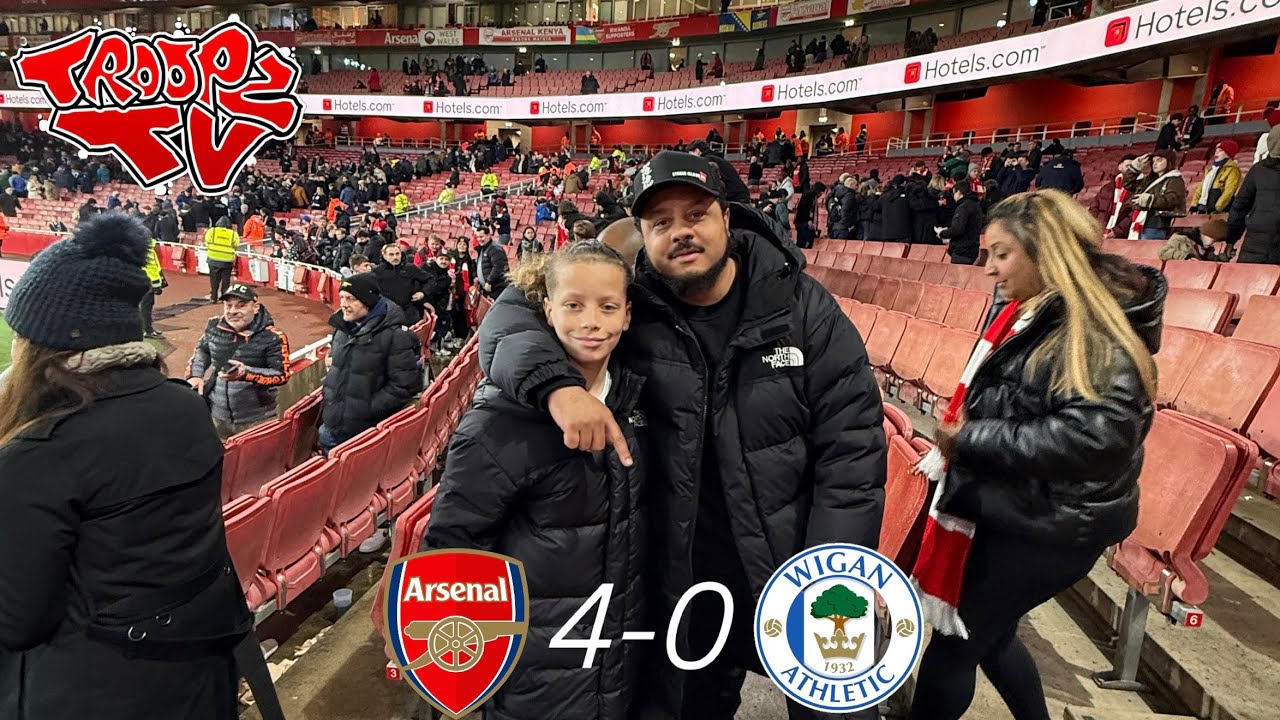 Arsenal 4-0 Wigan | Troopz Match Reaction | WE DID WHAT WE WAS SUPPOSED TO DO!!