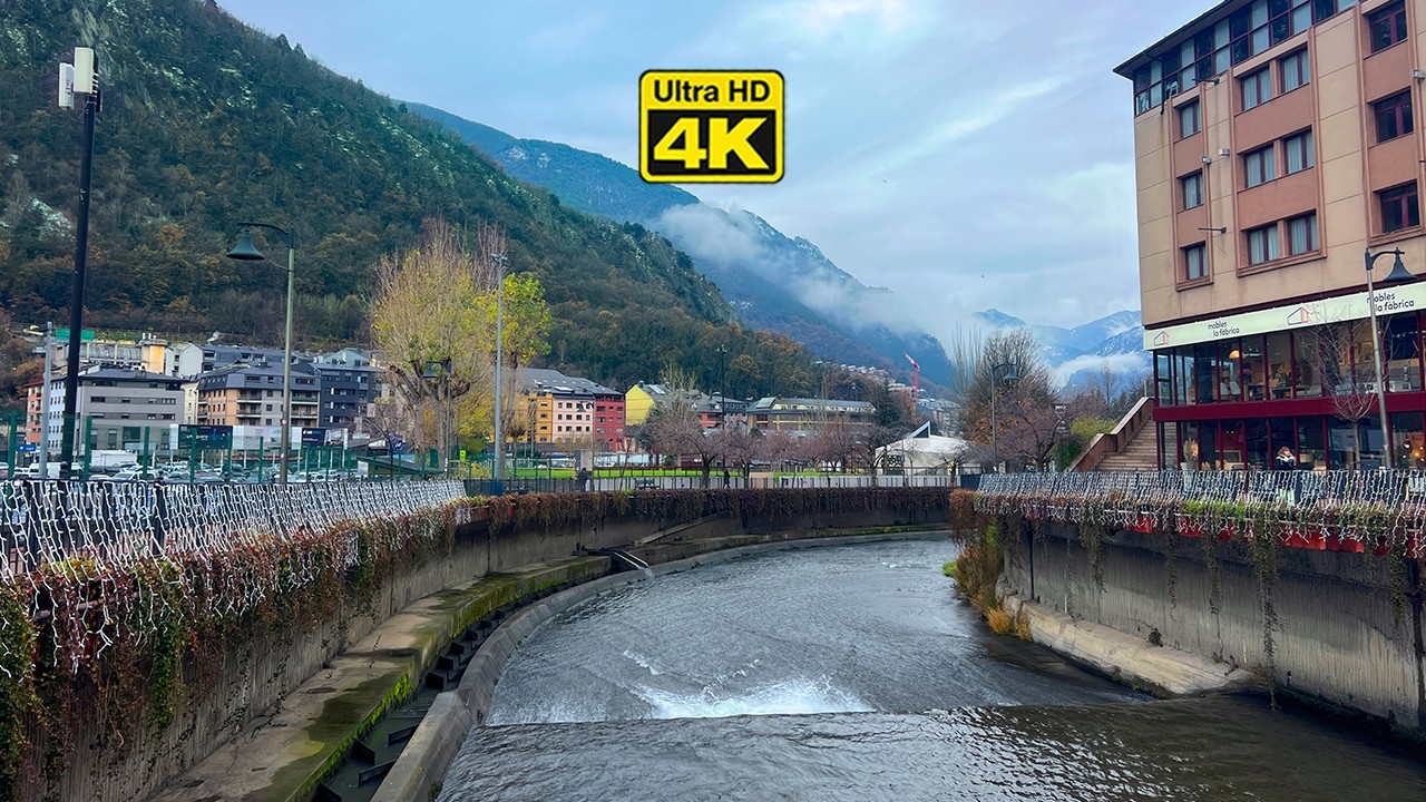 WALKING TOUR ANDORRA LA VELLA 2025. ANDORRA THE RELAXATION CAPITAL OF THE WORLD!