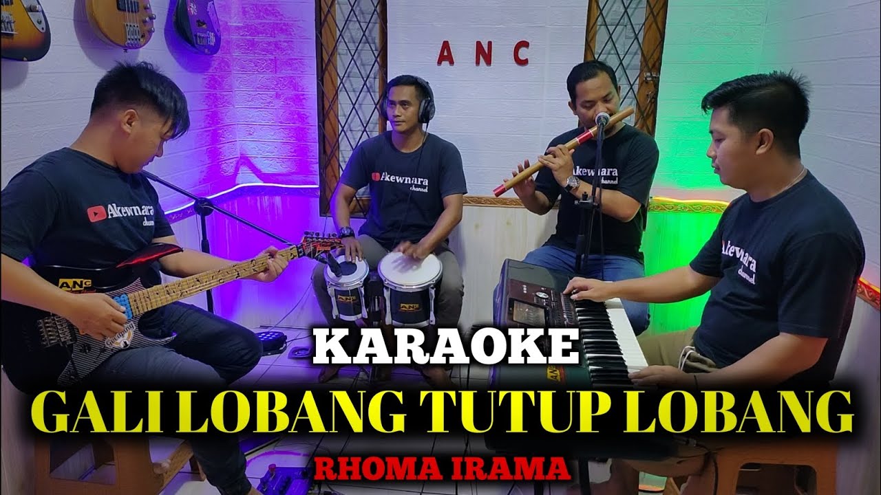 GALI LOBANG TUTUP LOBANG KARAOKE RHOMA IRAMA NADA COWOK