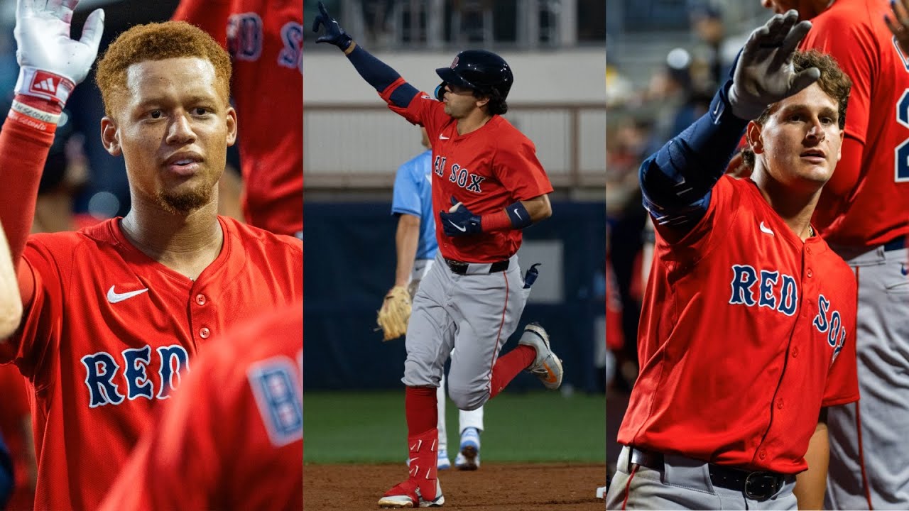 Kristian Campbell, Marcelo Mayer, & Roman Anthony ALL all hit Home Runs in the Spring Breakout Game!