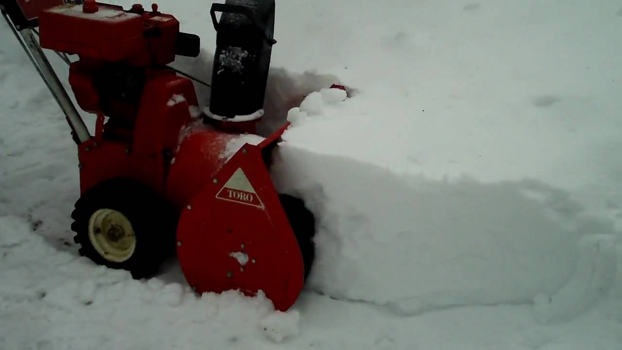 Snowblower Working Hard!