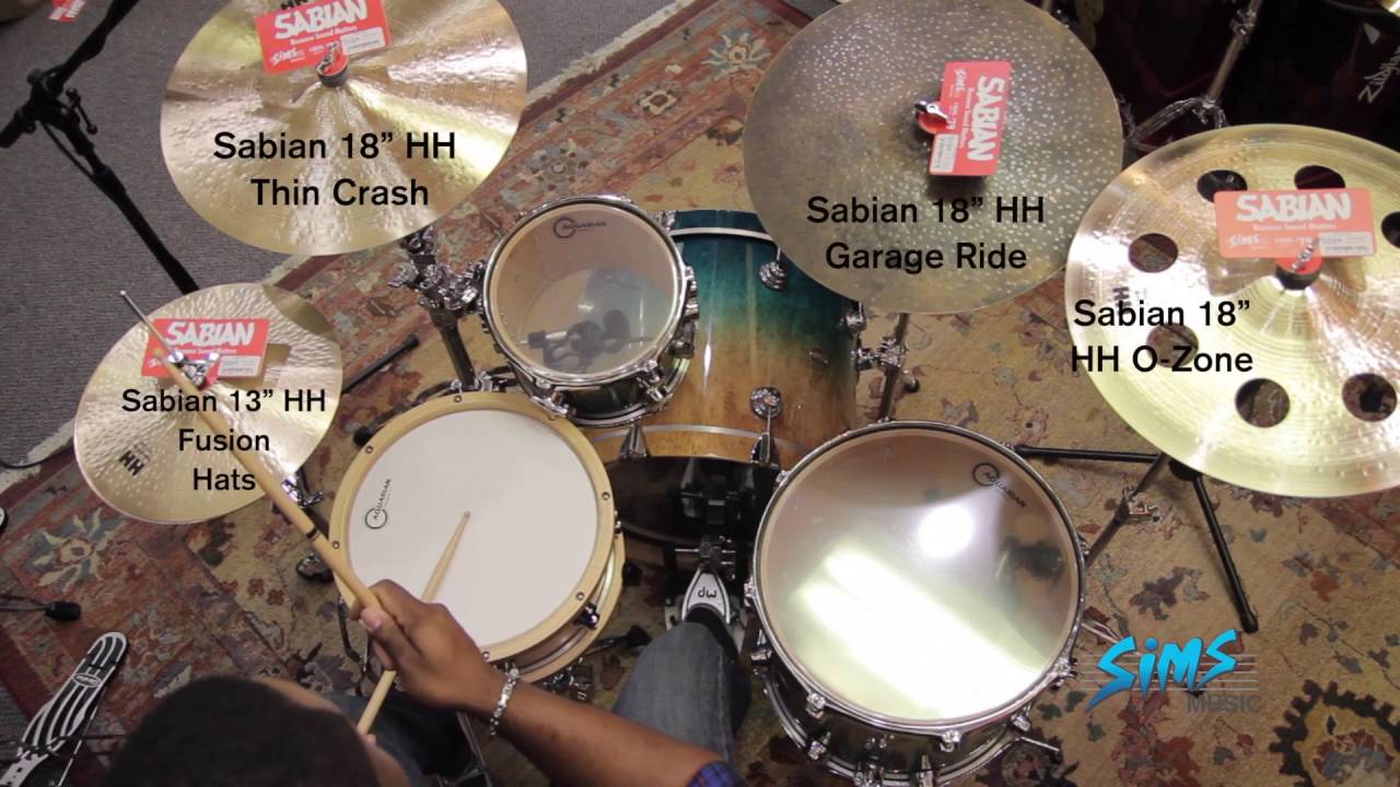 Sims Music Sabian HH Cymbal Demo