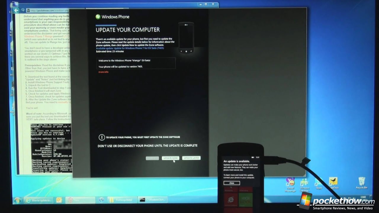 How to Update Any Windows Phone 7 To Mango Beta 2 | Pocketnow