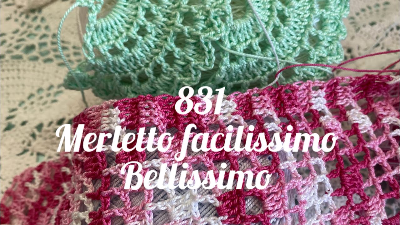 Merletto semplice e bellissimo