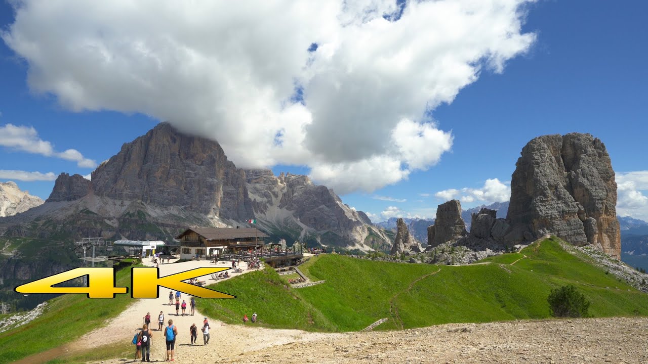 Dolomites Cinque Torri ( 5 Torri ) Italy 4K 🇮🇹