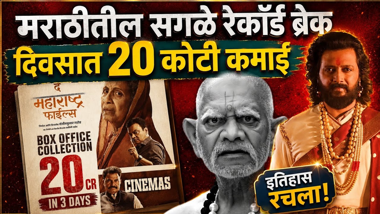 कलेक्शन पाहून चक्कर आली 😱  The Maharashtra files | Deool Band 2 & Raja Shivaji box office collection
