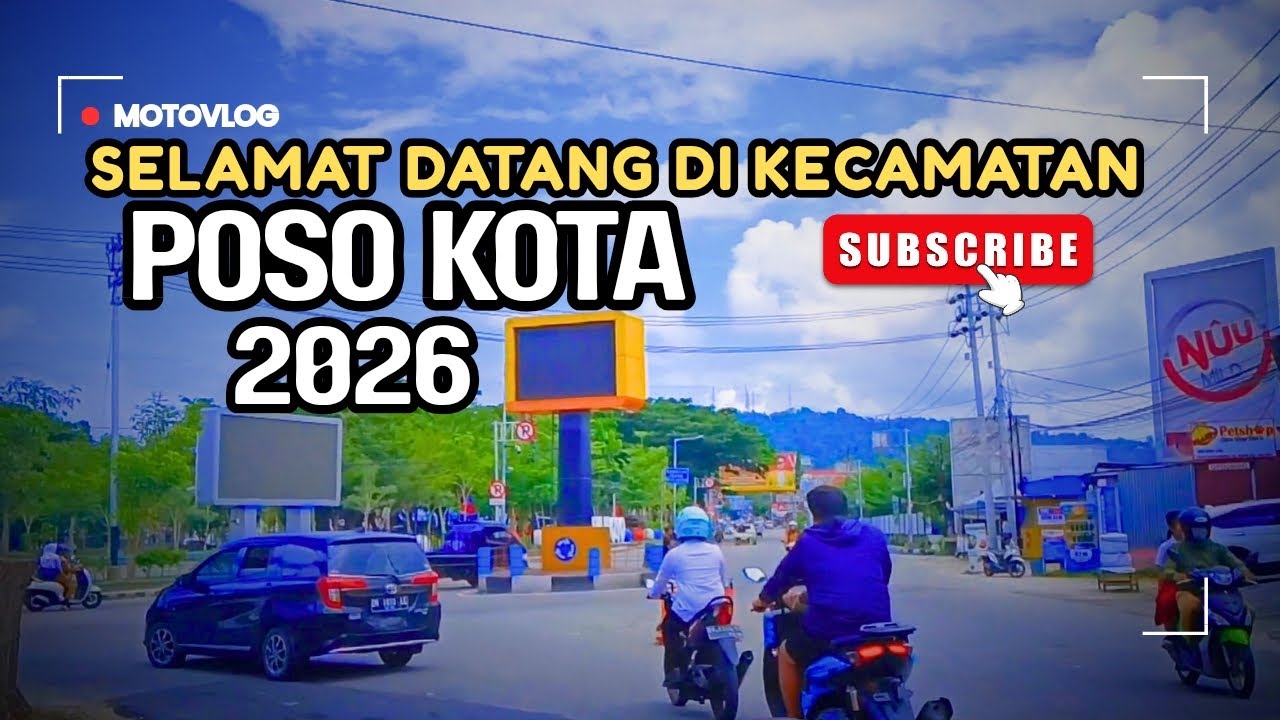 Kondisi Jalanan di Kota Poso Tahun 2026