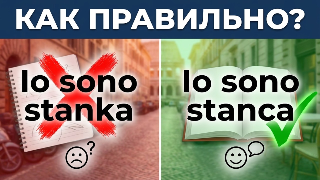 глагол essere для полных новичков | итальянский язык