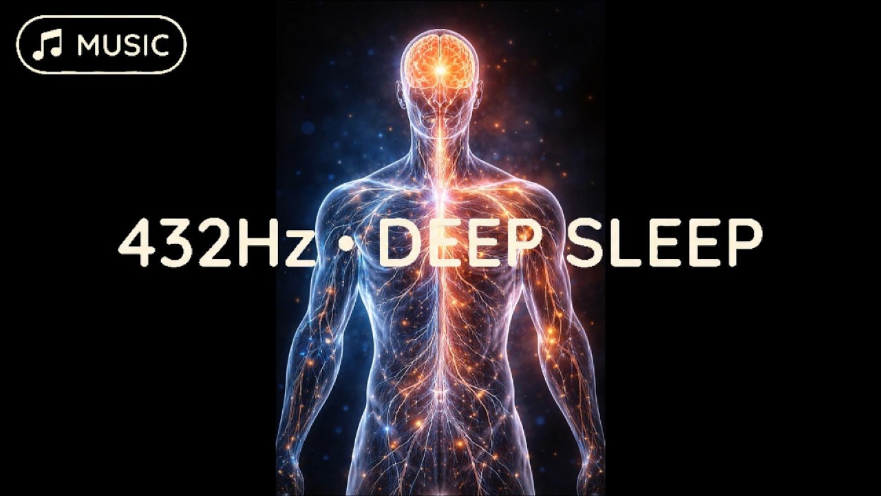 [MUSIC] #036 • 432Hz 528Hz Deep Sleep Music • 8 Hours • BLACK SCREEN