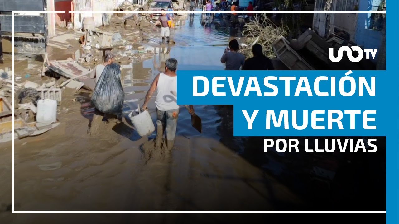 Familias han perdido todo, incluso a sus seres queridos, por las intensas lluvias.