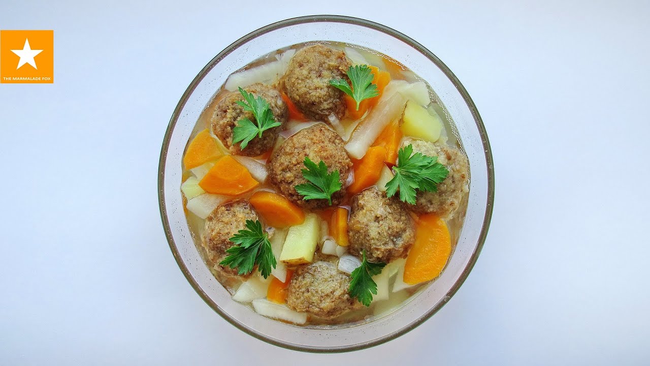 СУП С ФРИКАДЕЛЬКАМИ без мяса от Мармеладной Лисицы. Meatless Meatballs Soup