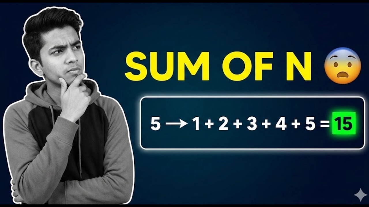 День 37 | Сумма первых N натуральных чисел – Простая логика собеседования #программирование #собе...