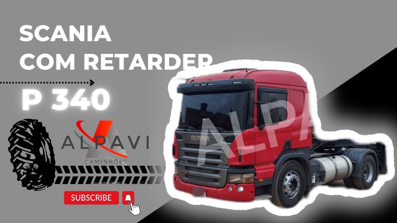 Cavalo 4x2 Toco Scania P 340 Ano 2011 com Retarder a venda