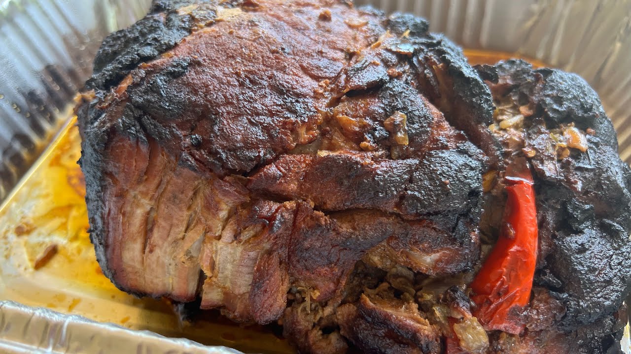 How to Grill the Juiciest Stuffed Boston Butt!