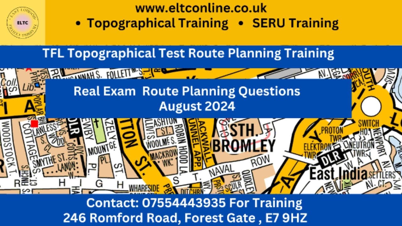 REAL Exam Route Planning Questions EXPOSED | TFL Topographical Training | Topographical Test 2024