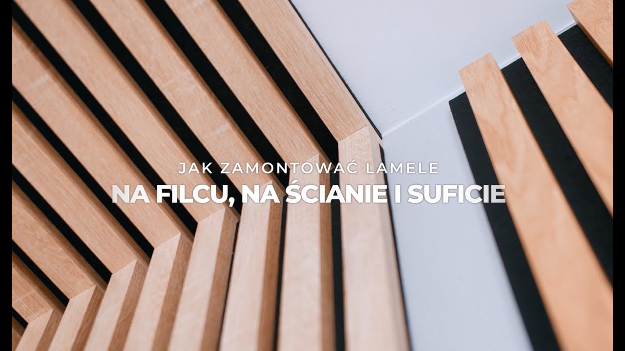 Jak zamontować lamele na filcu DIY - instrukcja montażu - Lamele3D - nowoczesne dekoracje wnętrz