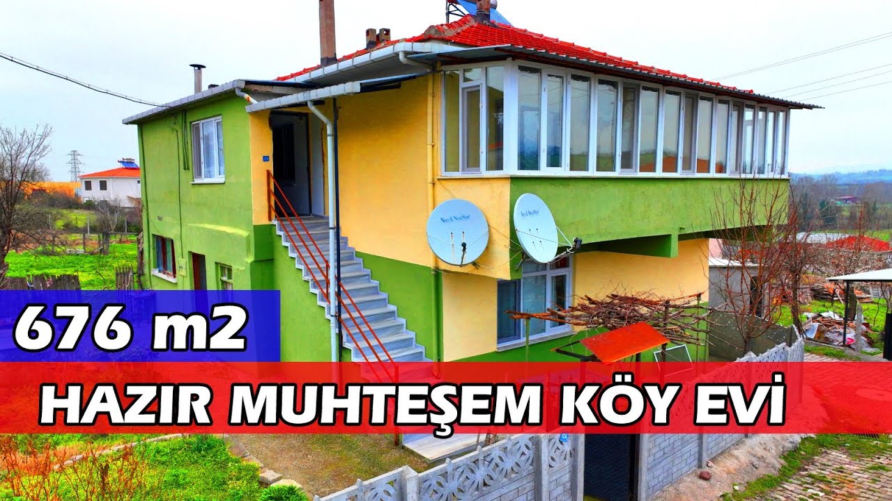1127- Müstakil İki Katlı Köy Evi ve Bahçesi 676 m2 Masrafsız / Mutlaka İzle